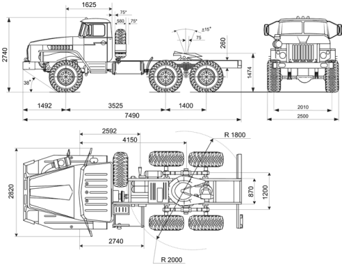Седельный тягач УРАЛ-44202