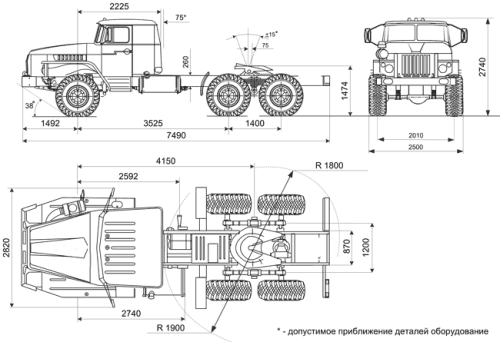 Седельный тягач УРАЛ-44202-0511